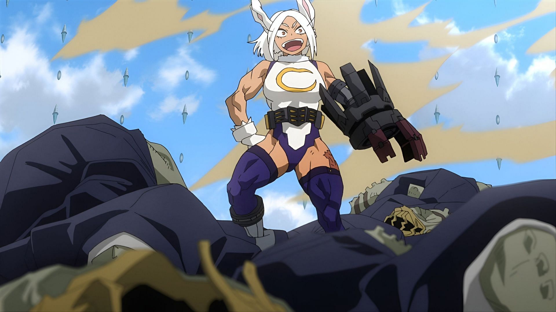 Mirko as seen in My Hero Academia (Image via Studio Bones)